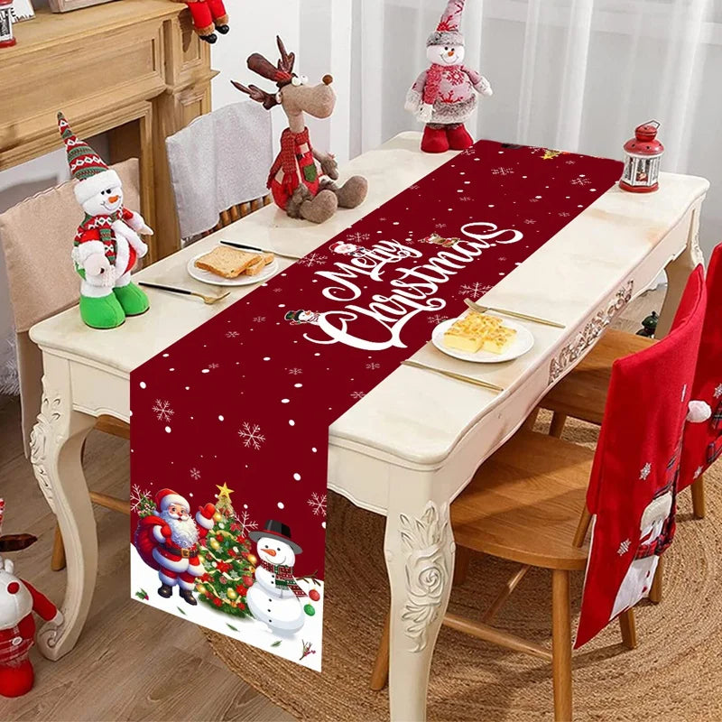 Caminho de Mesa Natal “Merry Christmas” – Decoração 2025/2026