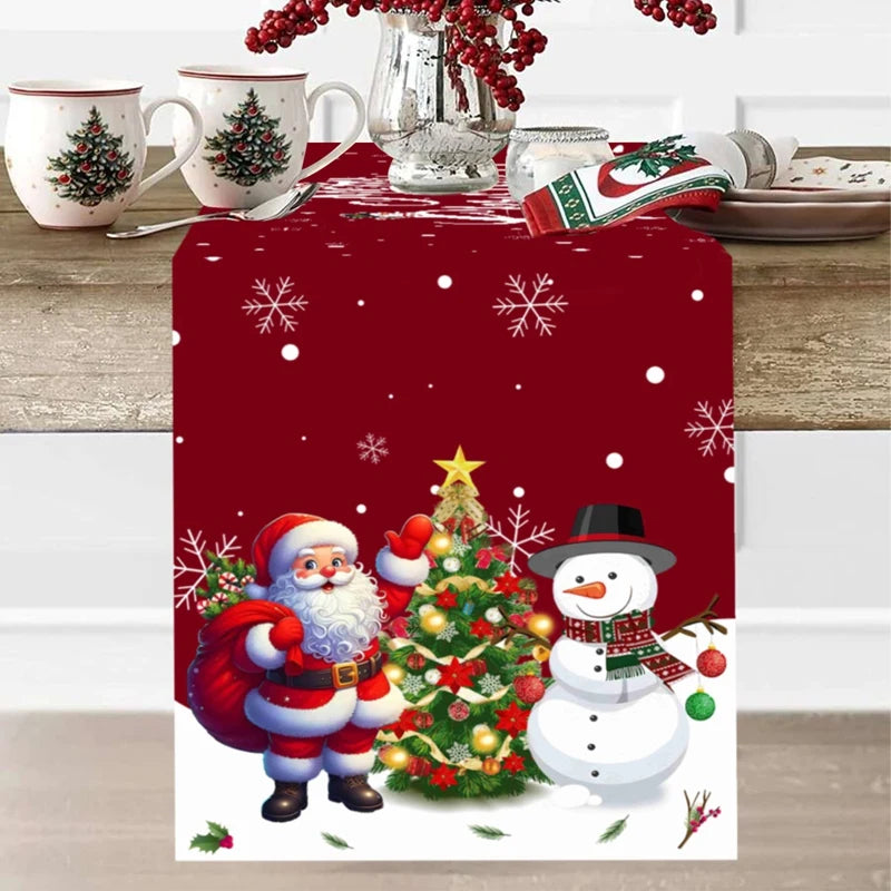 Caminho de Mesa Natal “Merry Christmas” – Decoração 2025/2026