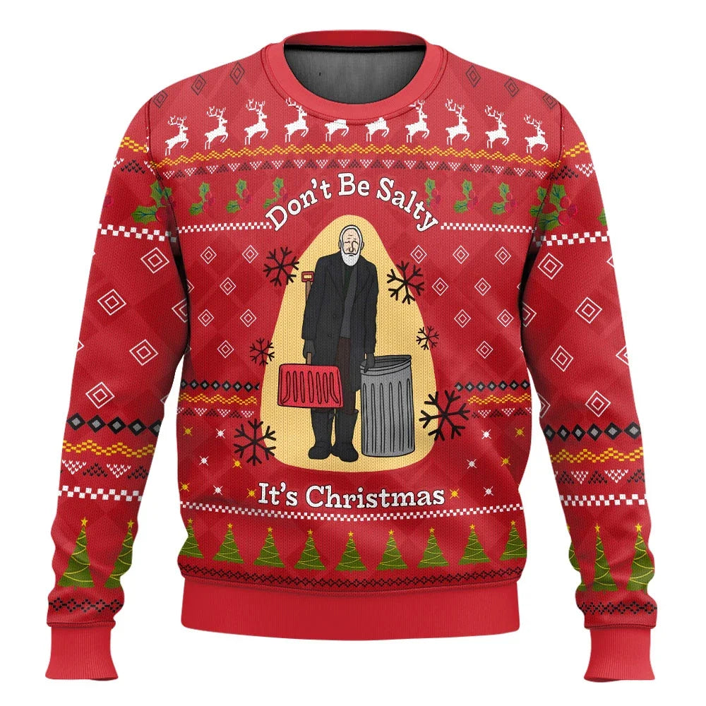 Sweatshirt Natal Inspirada no Clássico “Sozinho em Casa” – Ugly Christmas Sweater com Design Humorístico “KEVIN!!!”
