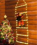 Pai Natal a Escalar com Luzes LED – Decoração Natalícia (1.5m / 3m)