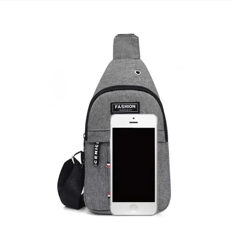 Pochete masculina à prova d'água de grande capacidade, alça ajustável para atividades ao ar livre, viagens, corrida, caminhadas e ciclismo